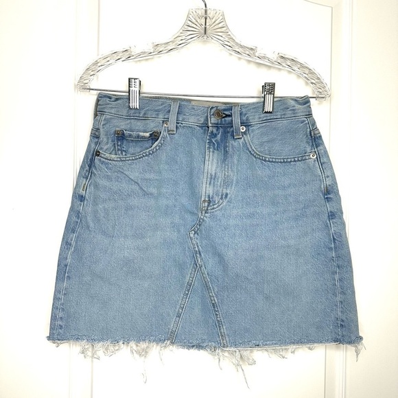 Everlane The Denim Reconstructed Skirt - Picture 3 of 6